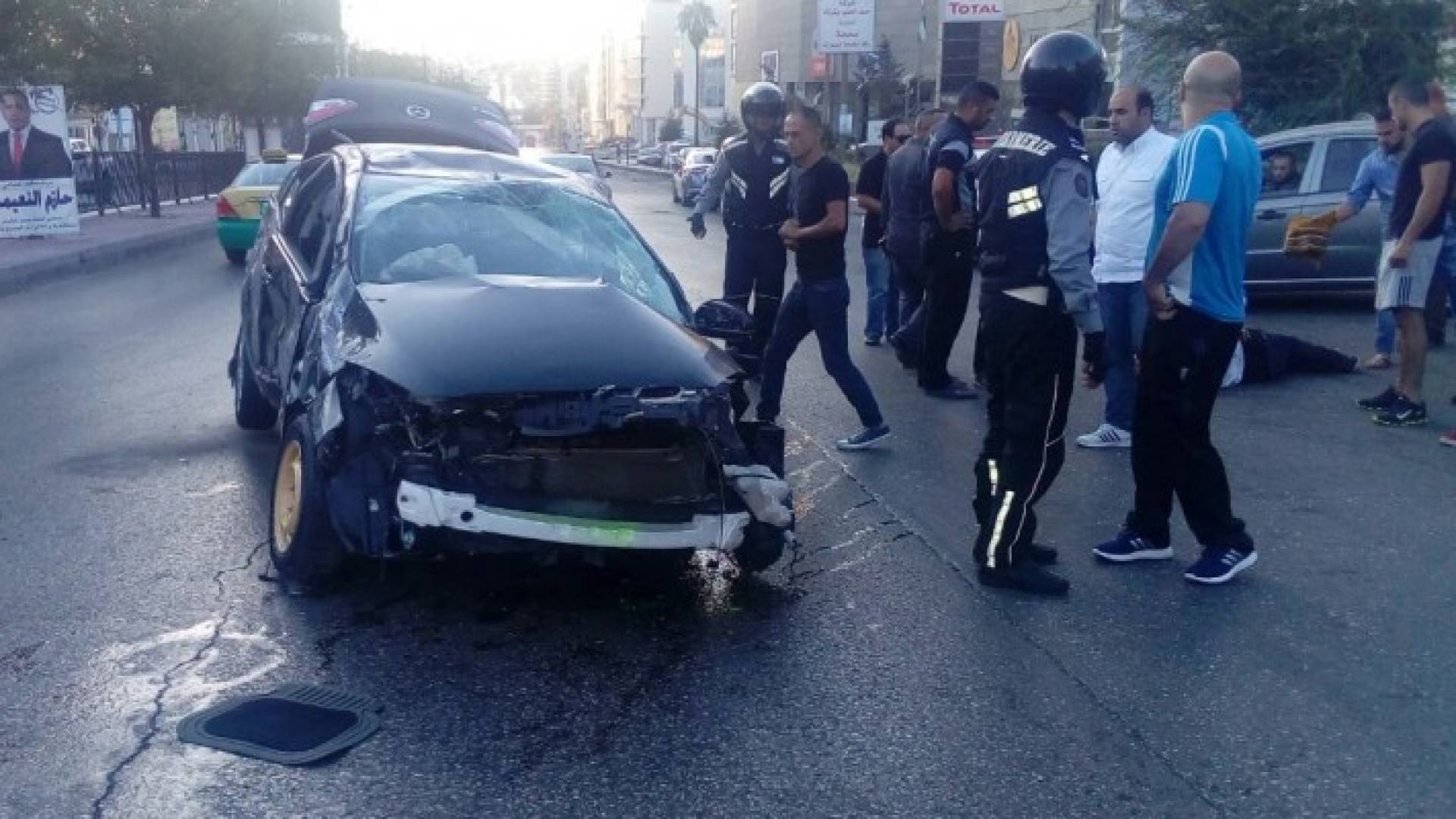 جانب من الحادث