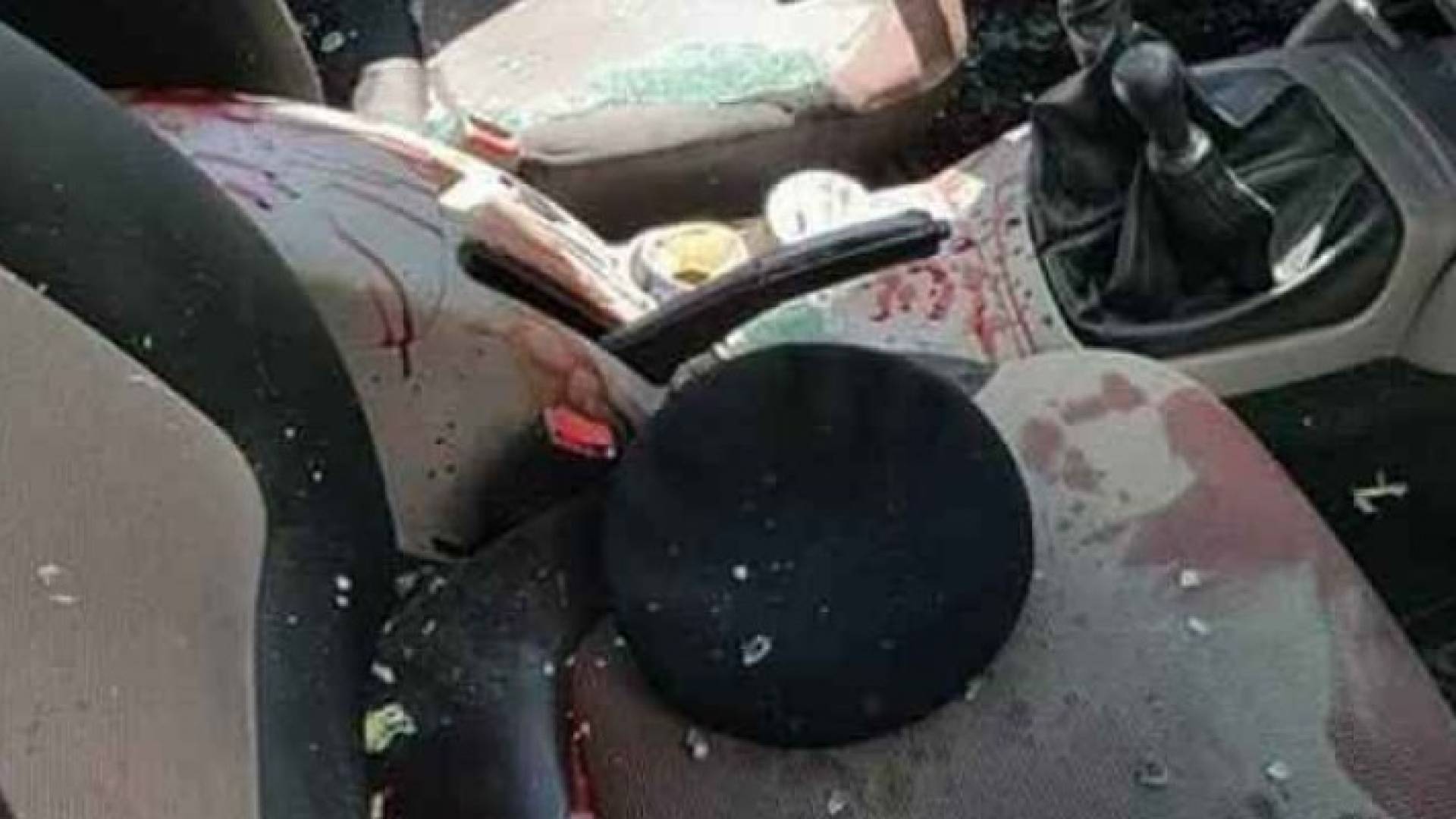 جانب من حادثة إطلاق النار على رجال أمن في معان 