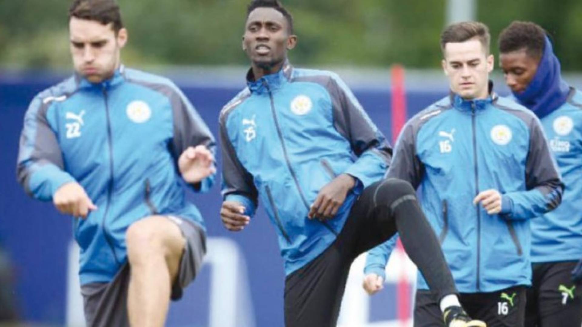من تدريبات لاعبي ليستر سيتي
