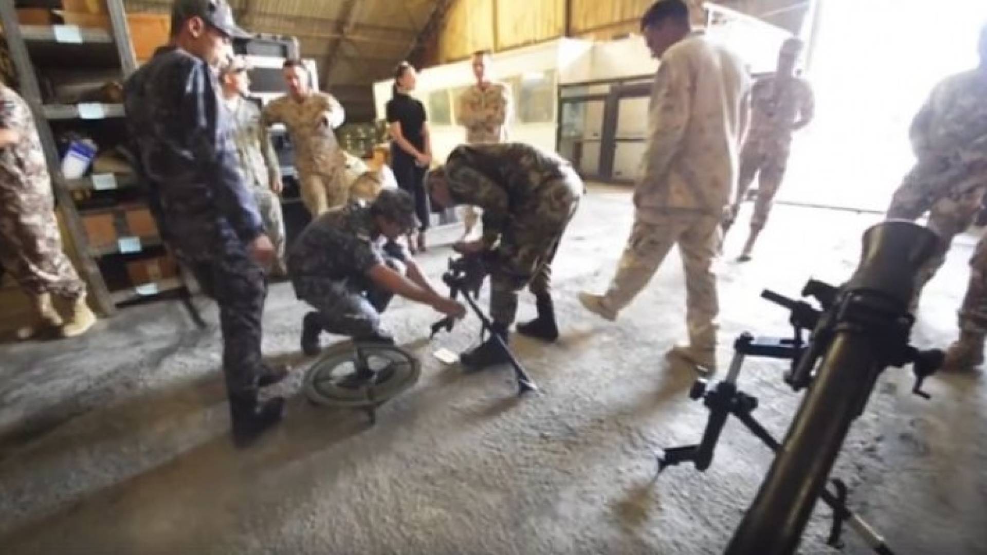 الأردن يتسلم من الولايات المتحدة 26 سلاح هاون