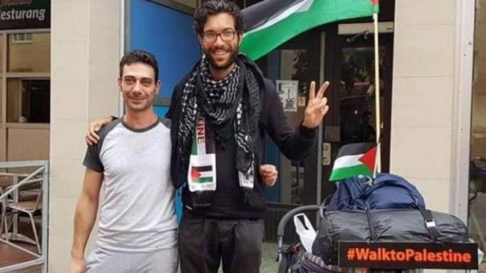يهودي يمشي من السويد إلى فلسطين تنديدا بانتهاكات الاحتلال
