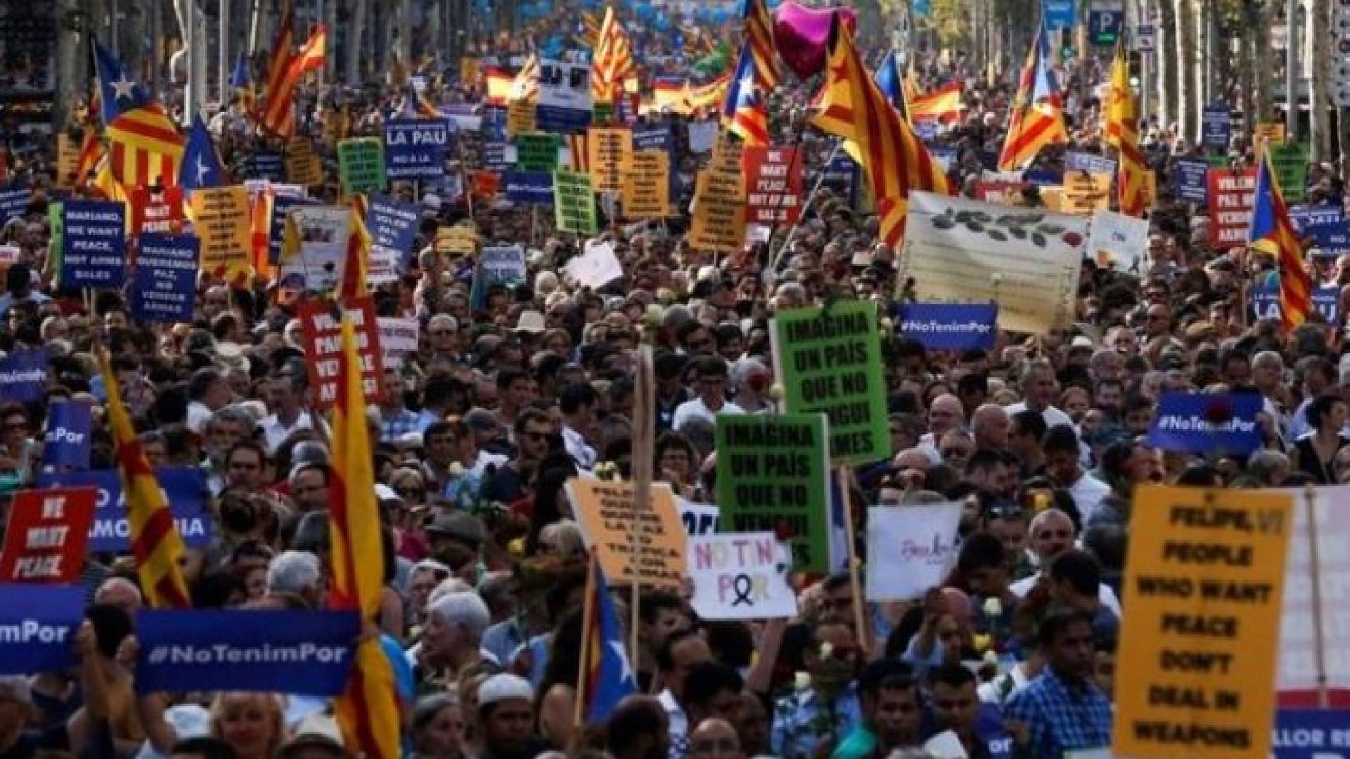 مسيرة في برشلونة  