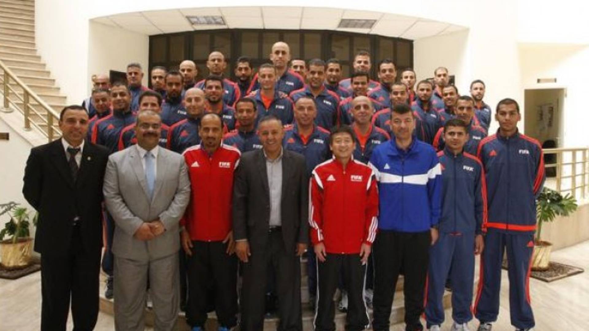 عدد من حكام كرة القدم الأردنية - ارشيفية