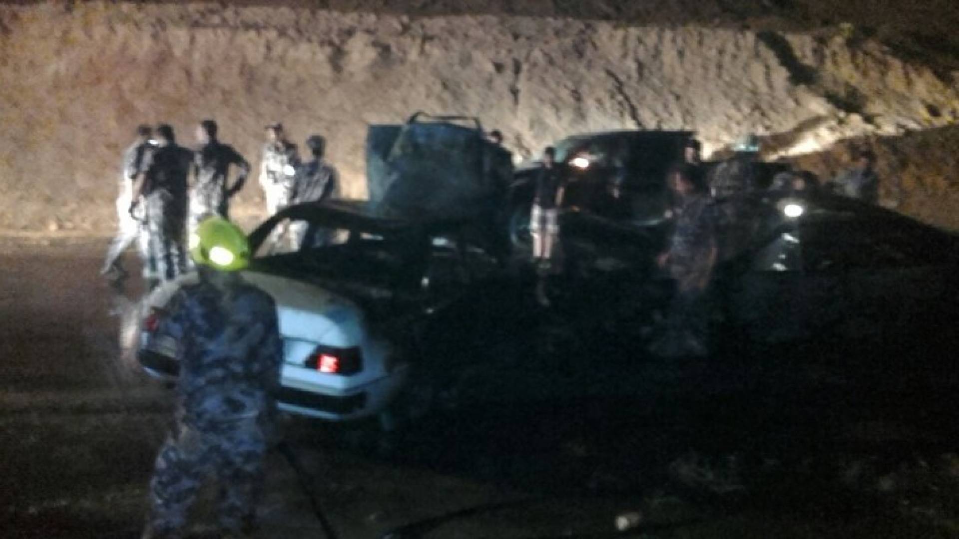 جانب من الحادث 