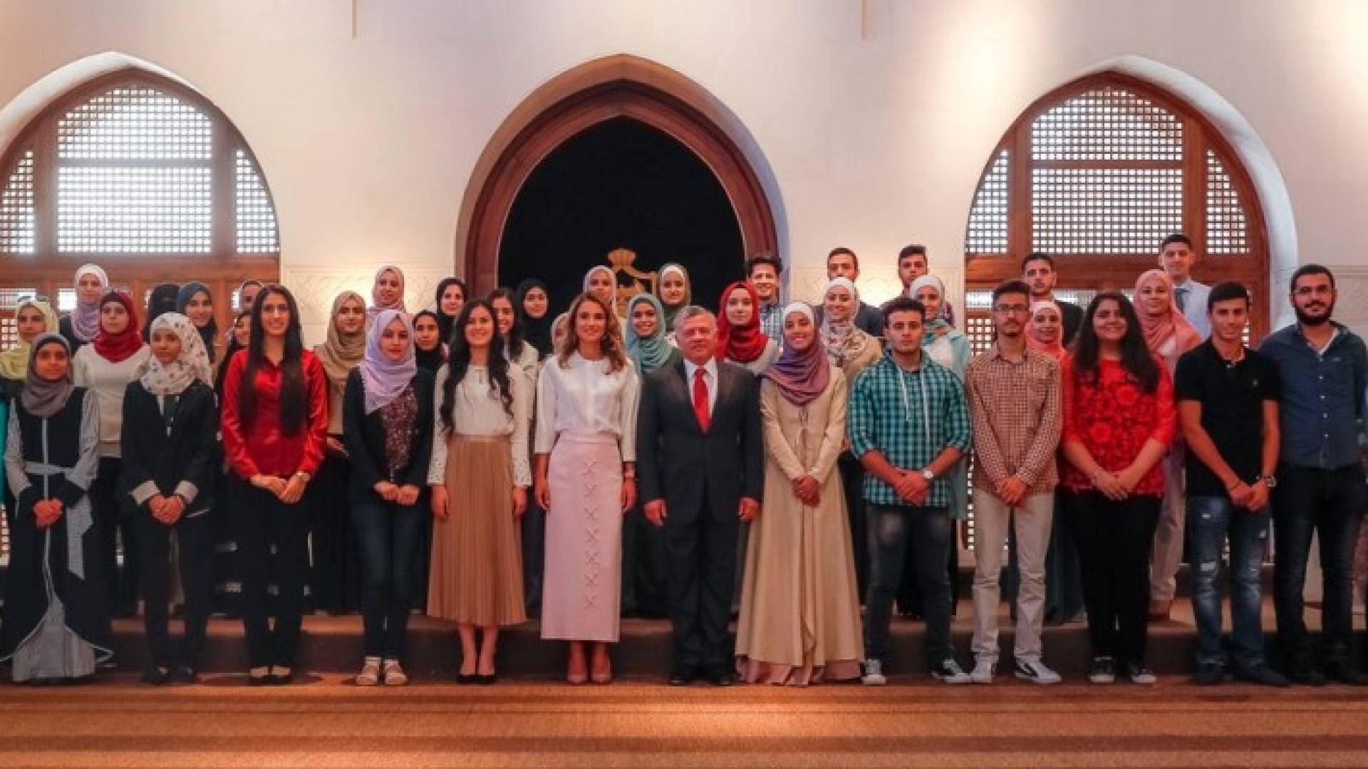 صورة نشرها جلالة الملك عبر صفحته على تويتر 