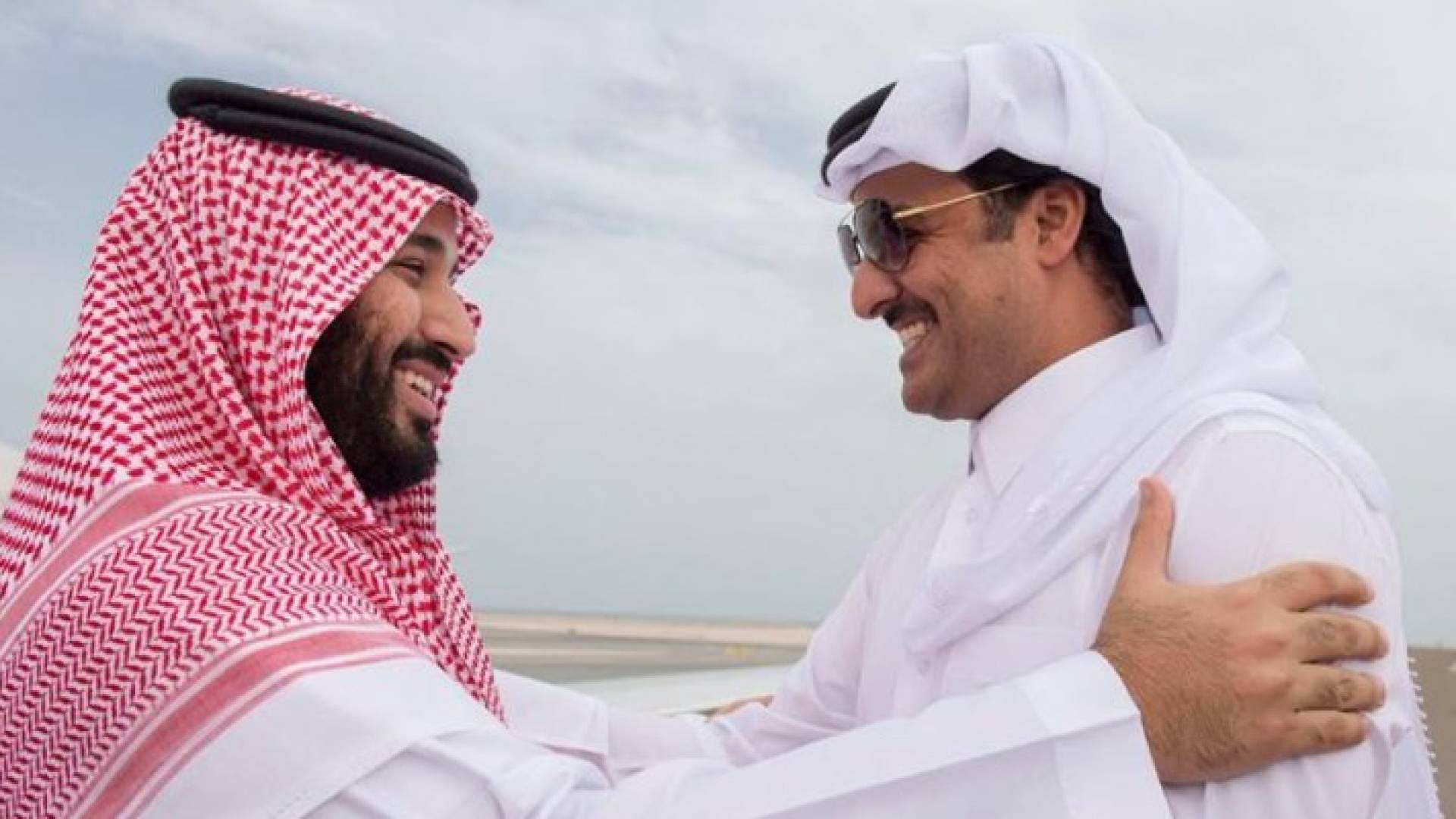 ولي العهد السعودي وأمير قطر