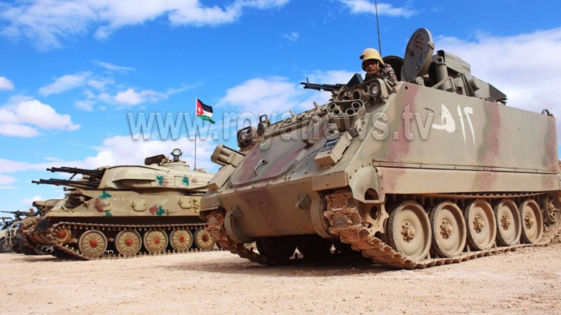 صورة من أرشيف رؤيا لقوات حرس الحدود في منقطة الركبان