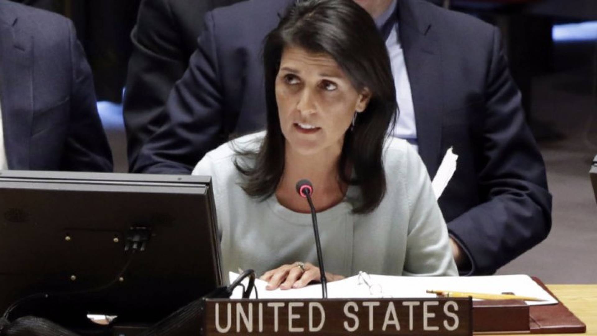نيكي هيلي سفيرة الولايات المتحدة لدى الأمم المتحدة