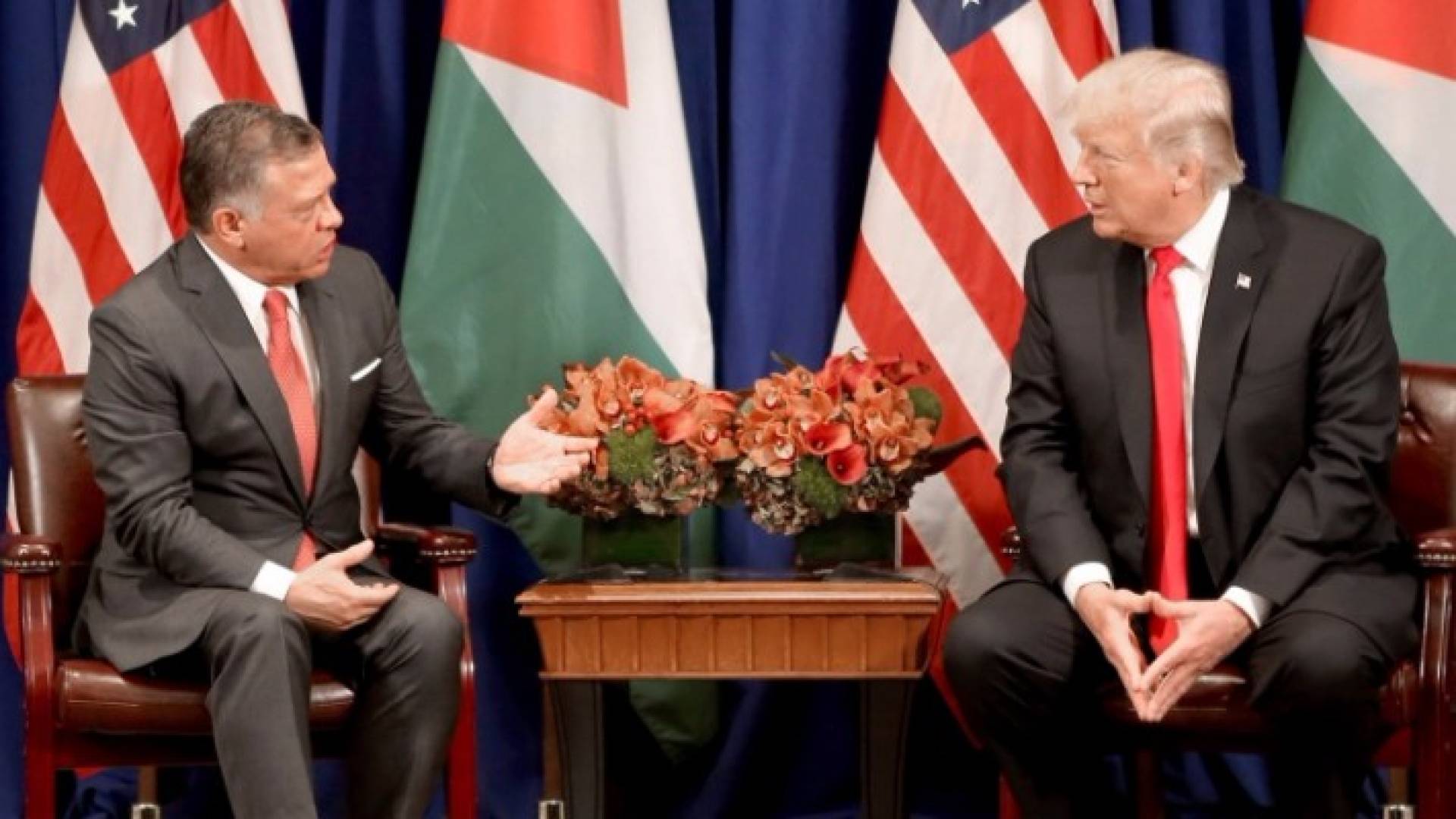 الملك يلتقي ترمب في نيويورك 