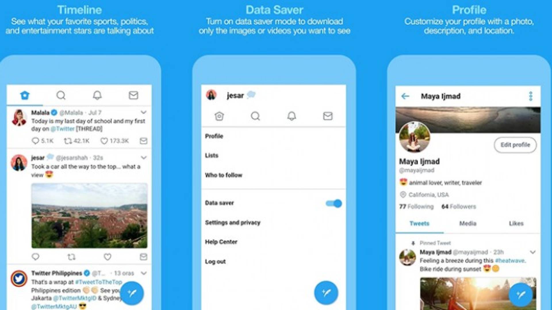 تطبيق Twitter Lite يصل لمتجر جوجل بلاي