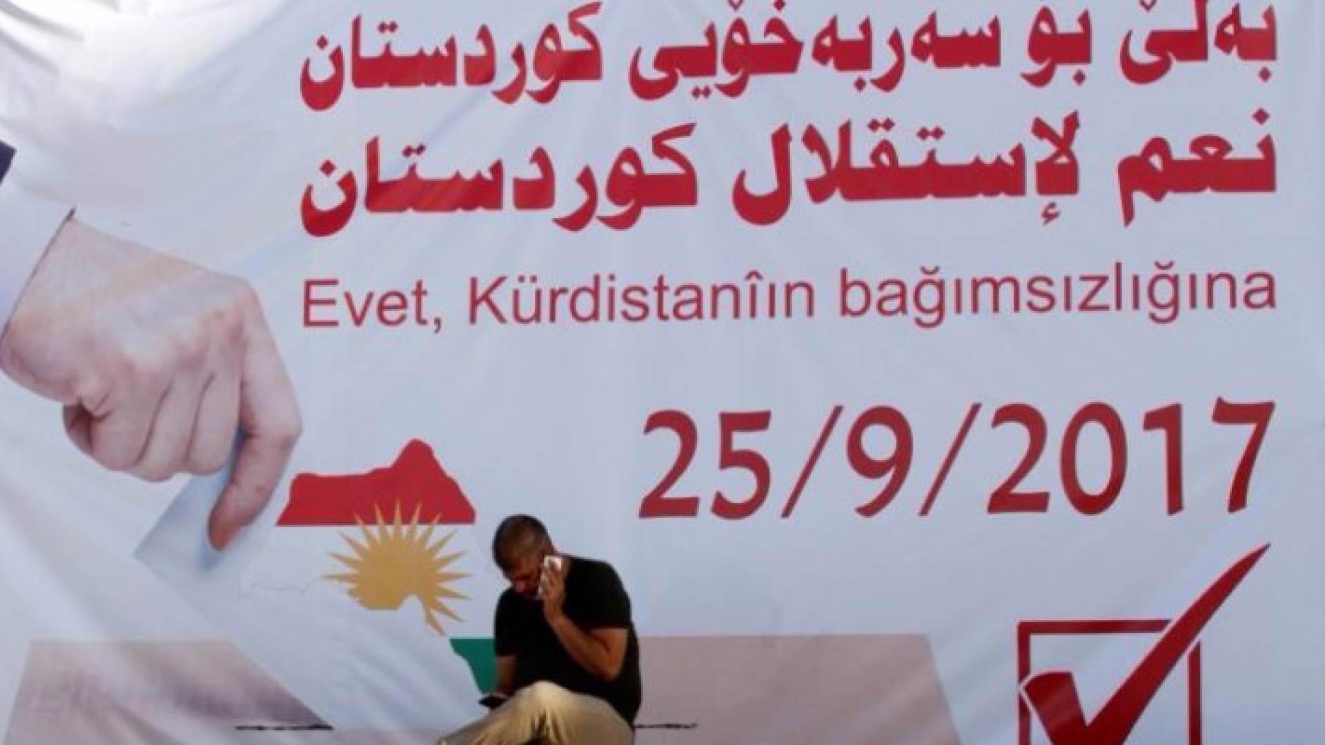 اكراد العراق يصوتون في استفتاء تاريخي على الاستقلال