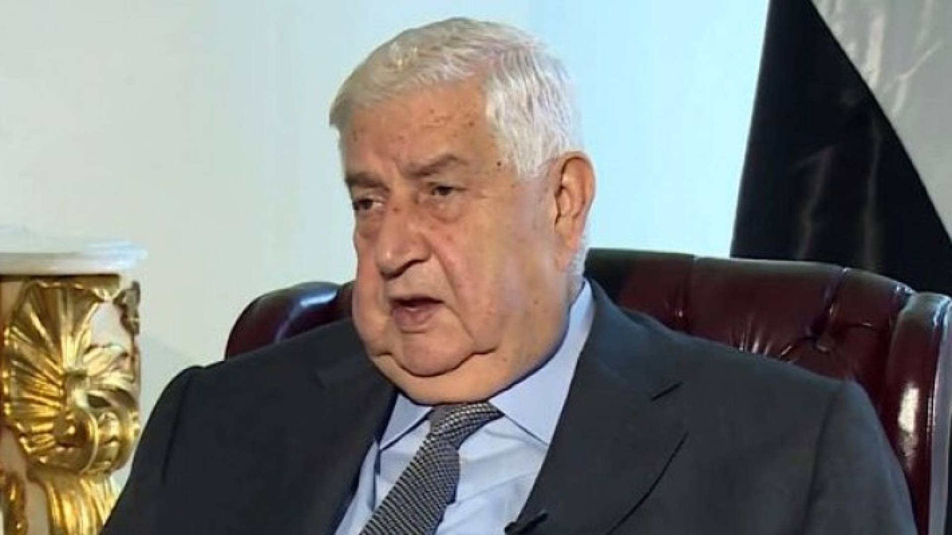 وزير الخارجية السوري وليد المعلم 
