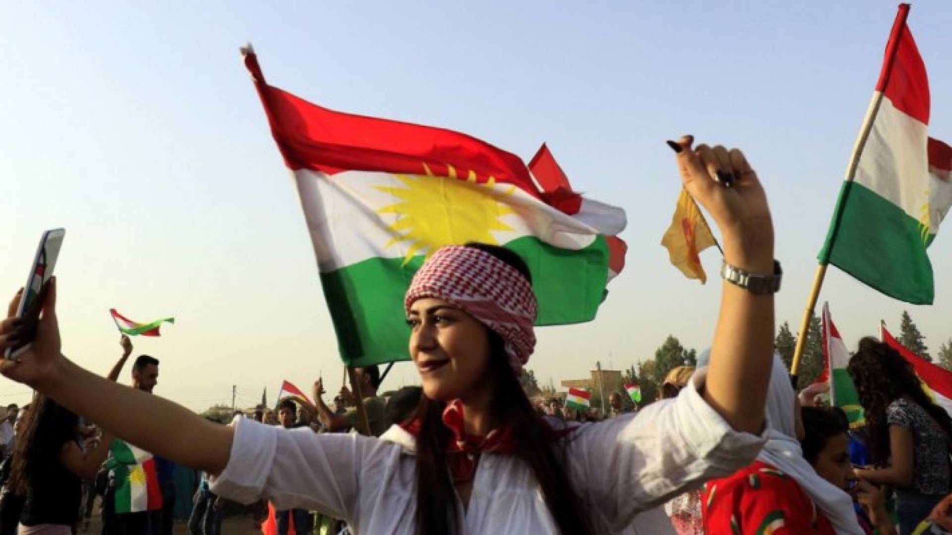 من احتفالات الأكراد بعد الاستفتاء