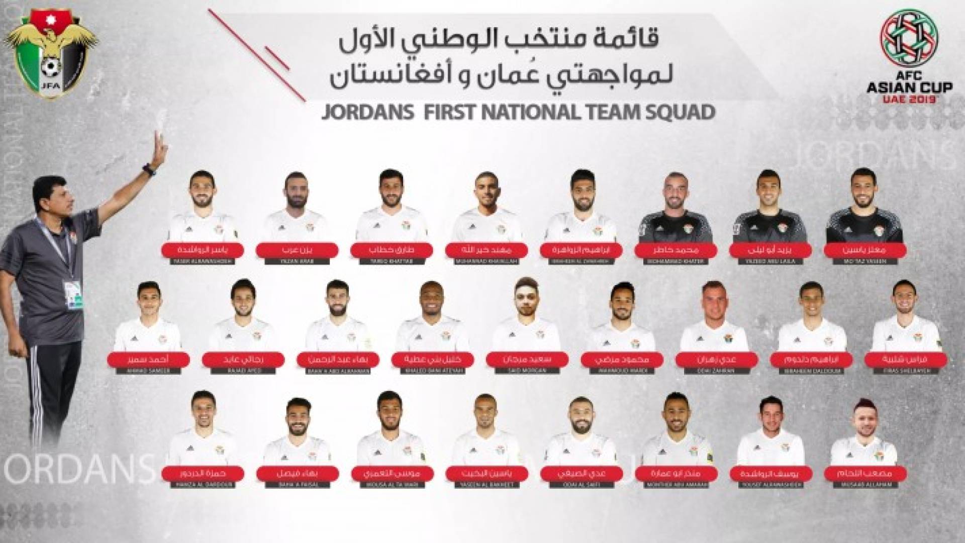 تشكيلة المنتخب