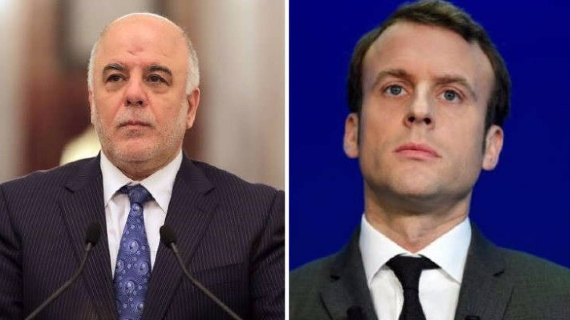 ماكرون والعبادي