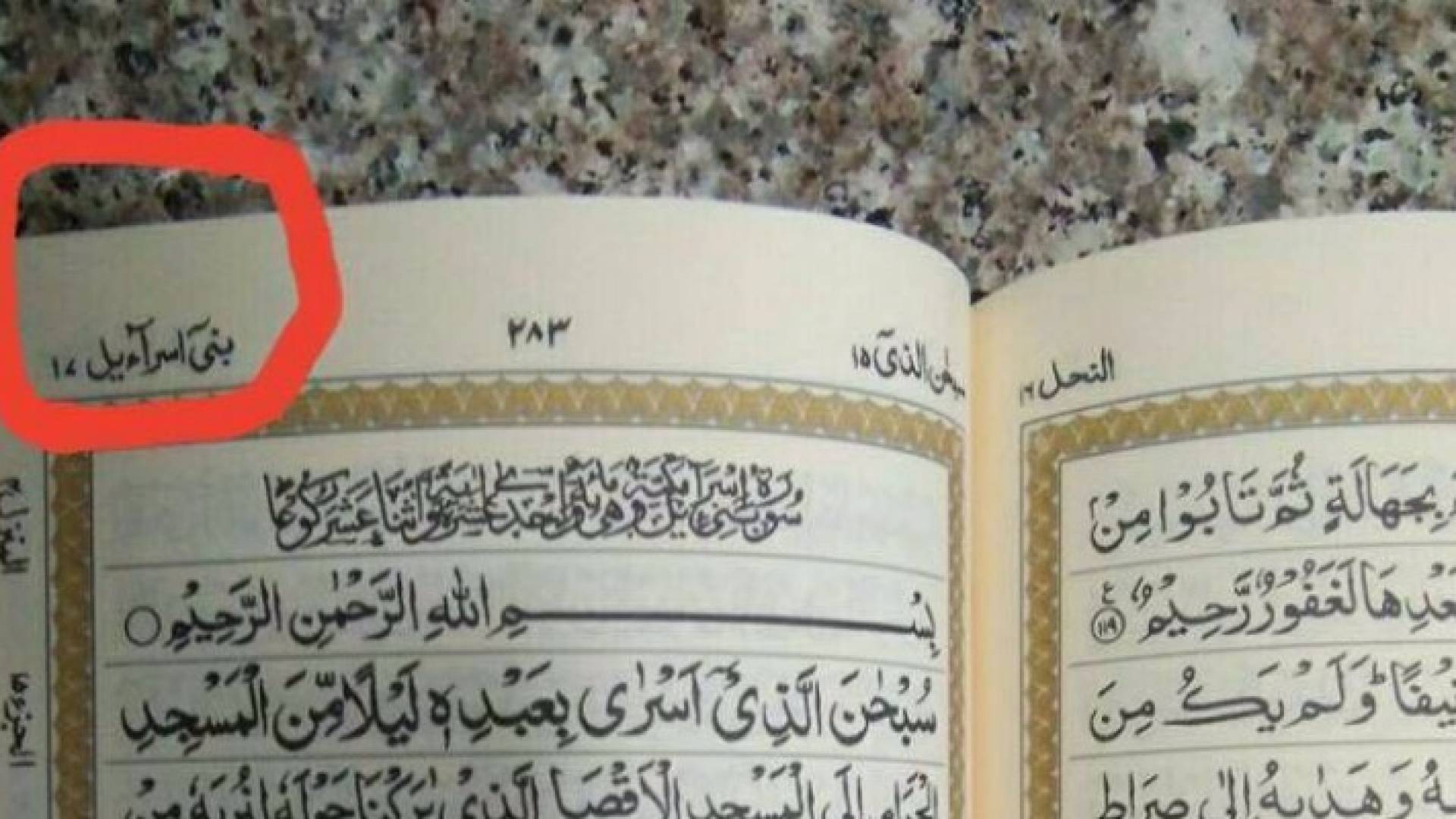 صورة متداولة للمصحف