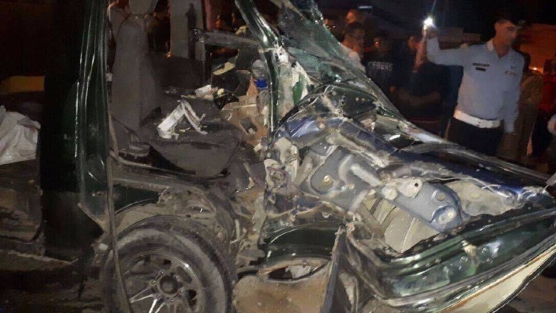 من الحادث