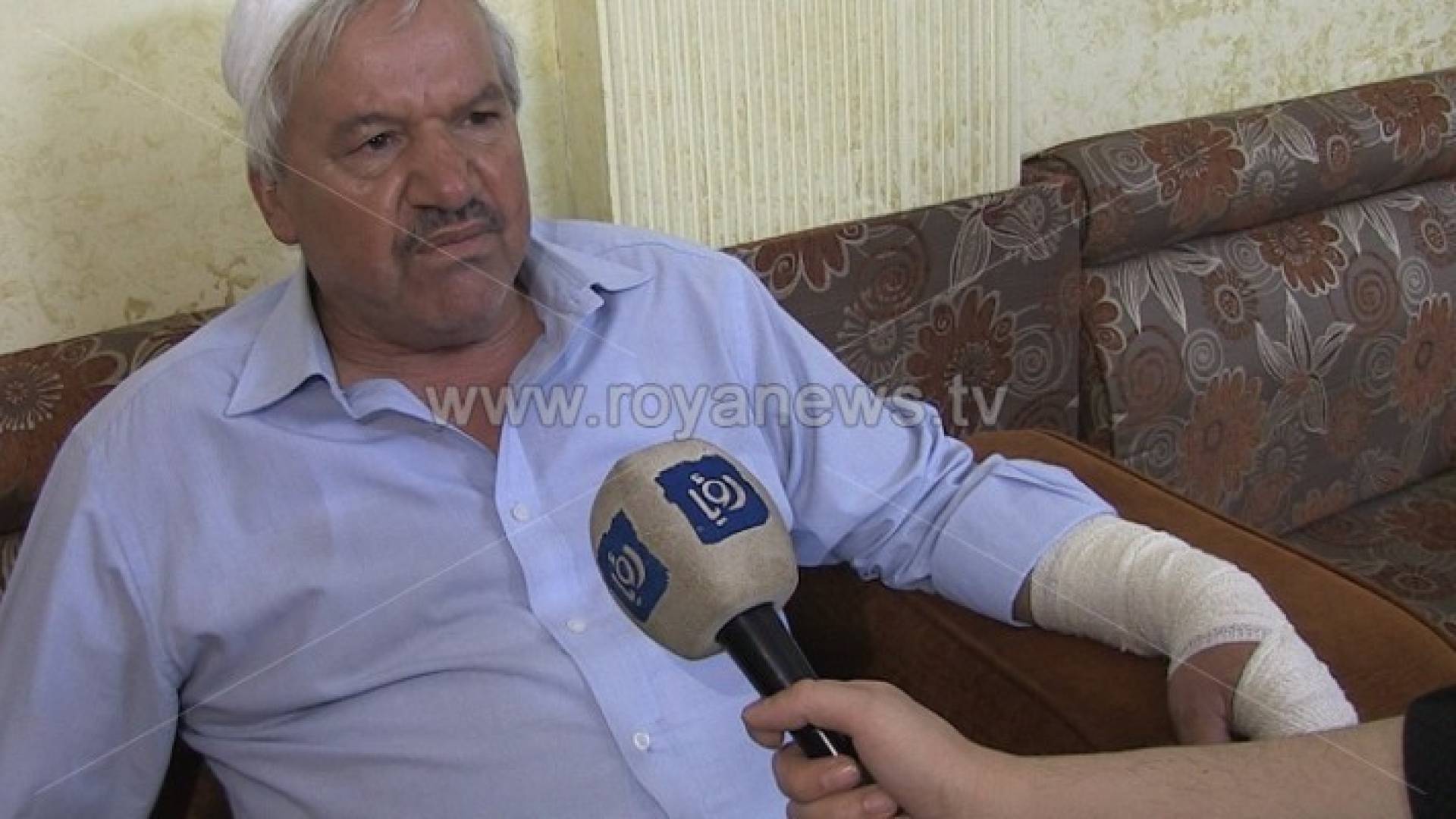 الصورة من المقابلة التي اجرتها رؤيا مع الدكتور محمد الذنيابات