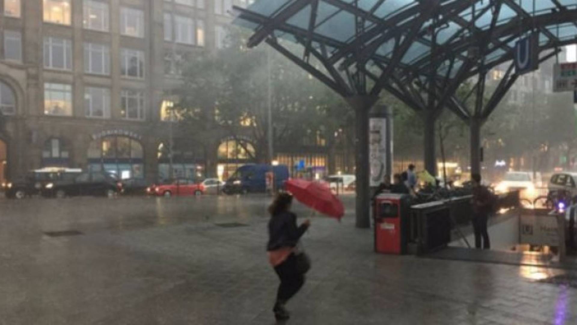 ارشيفية لعاصفة ضربت شمال المانيا