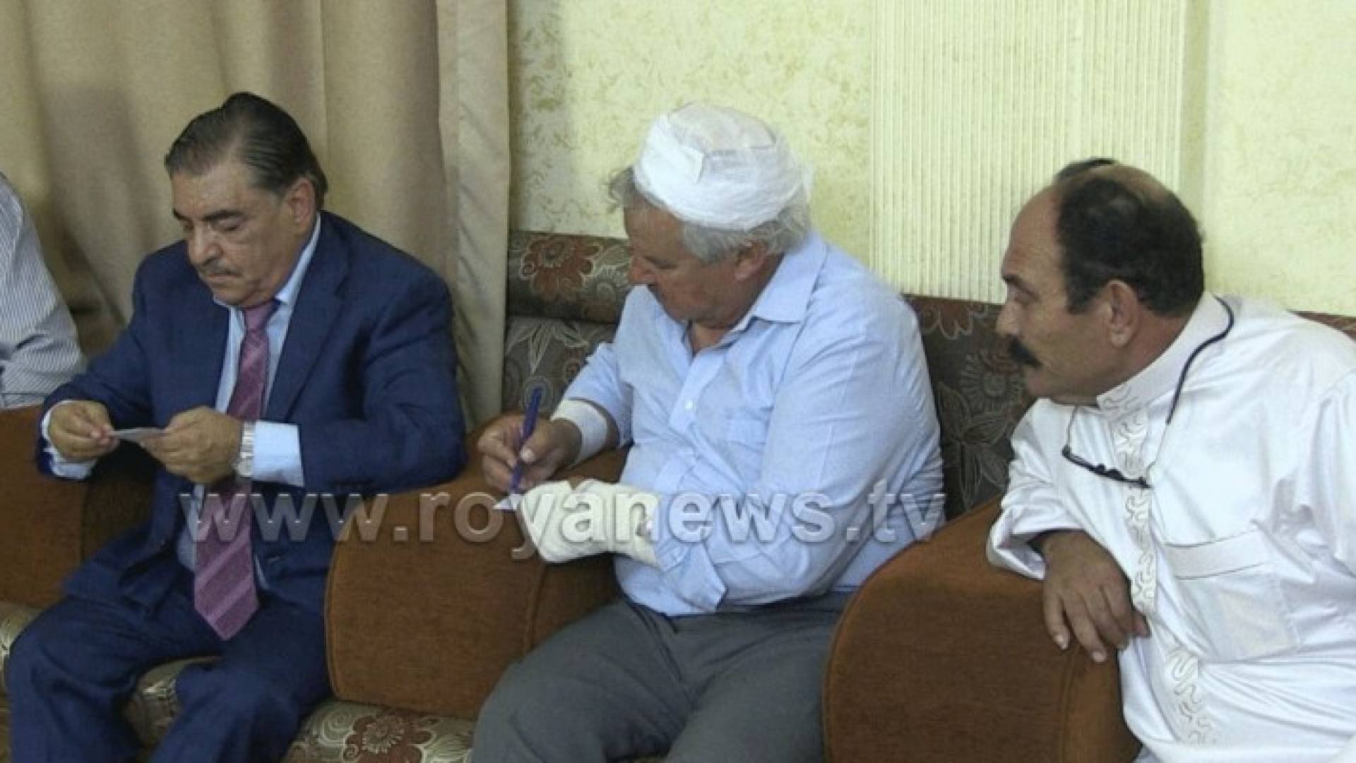 الدكتور ذيابات في مقابلة مع رؤيا عقب الاعتداء عليه 