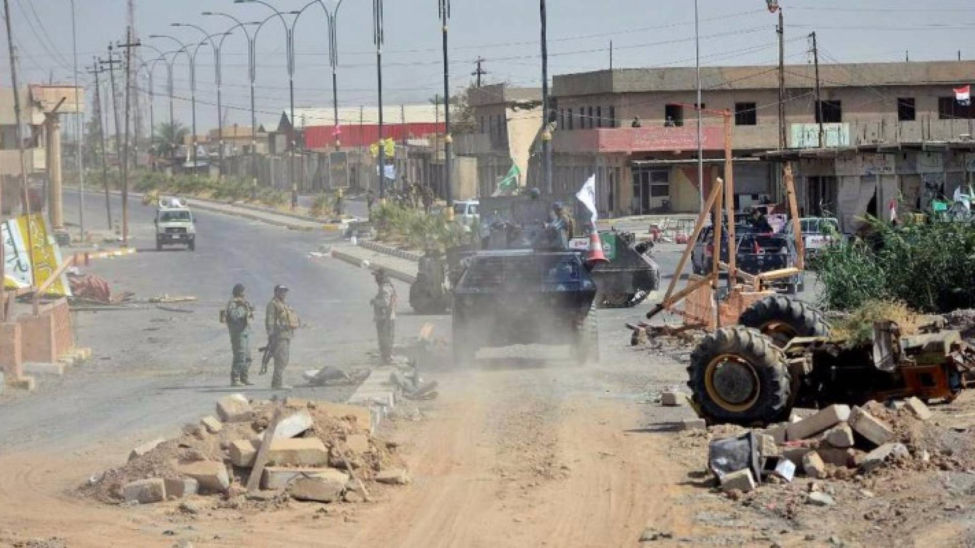 جانب من عمليات استعادة الحويجة