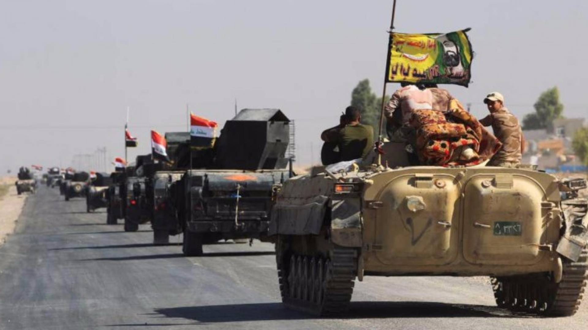 قوات حكومية عراقية وأخرى من ميليشيات الحشد في كركوك