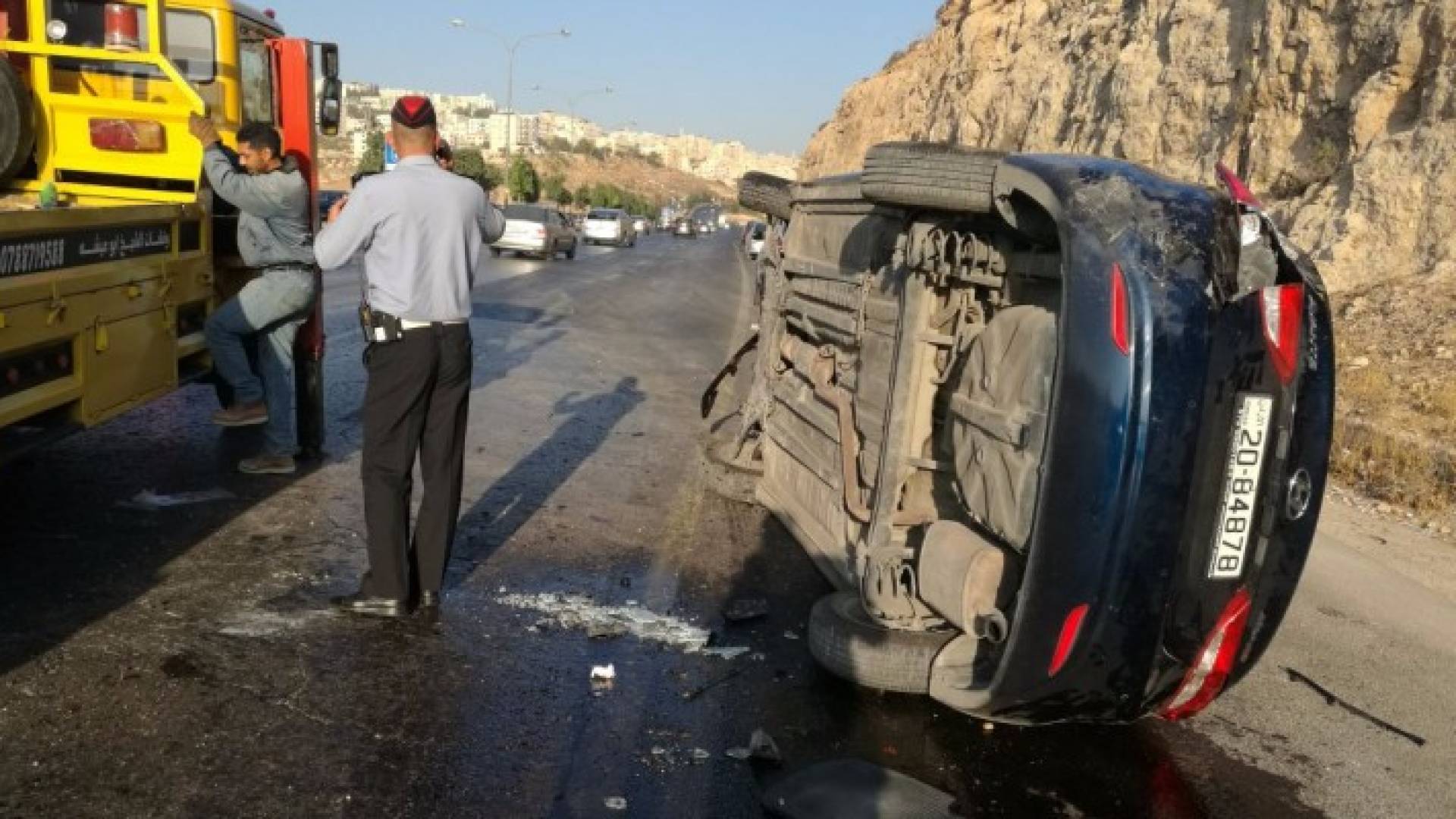 صورة من مكان الحادث