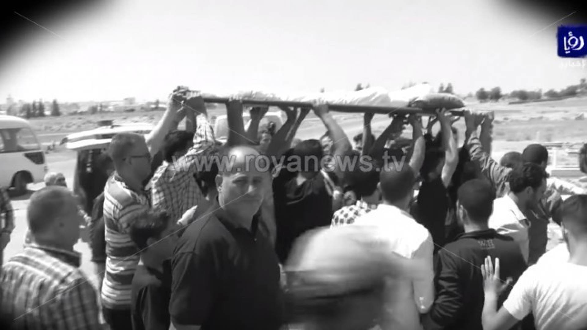 صورة من جنازة الطفل السوري