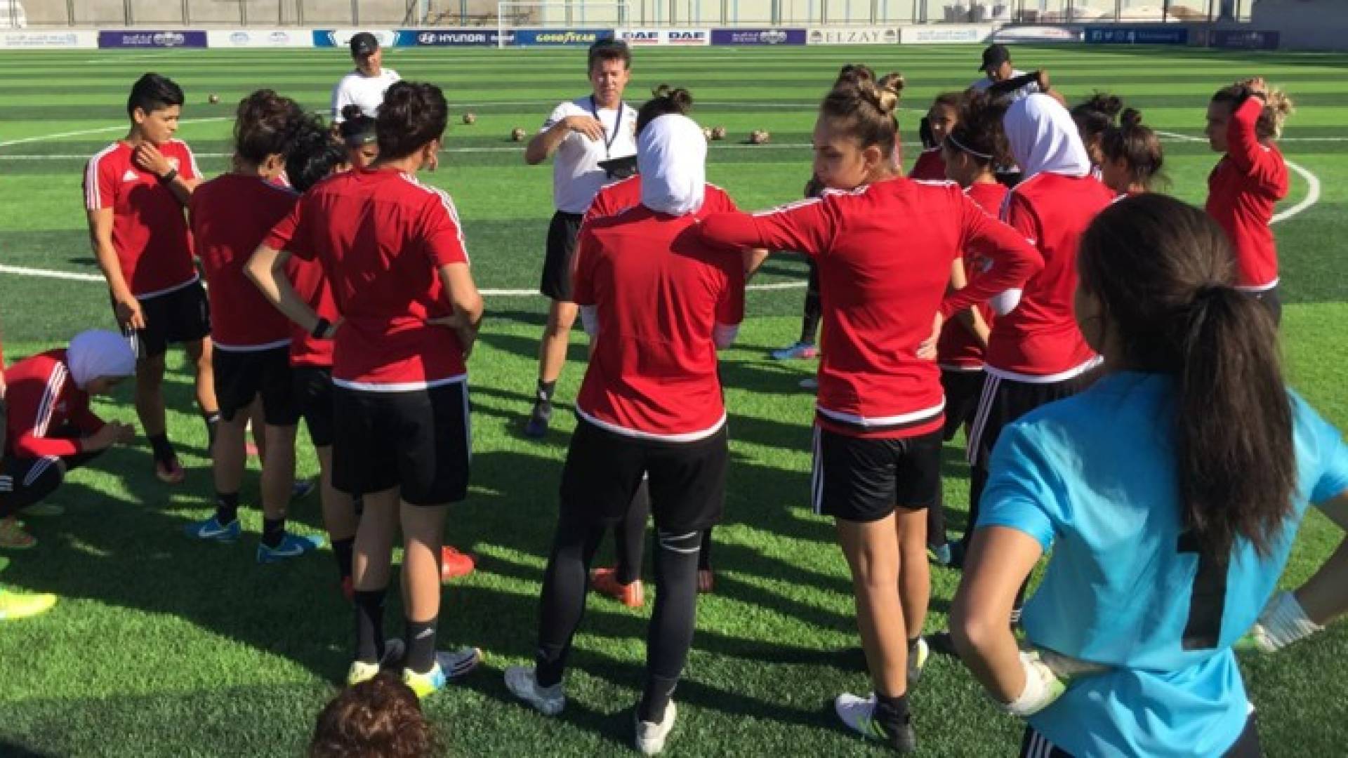 من تدريبات منتخب السيدات