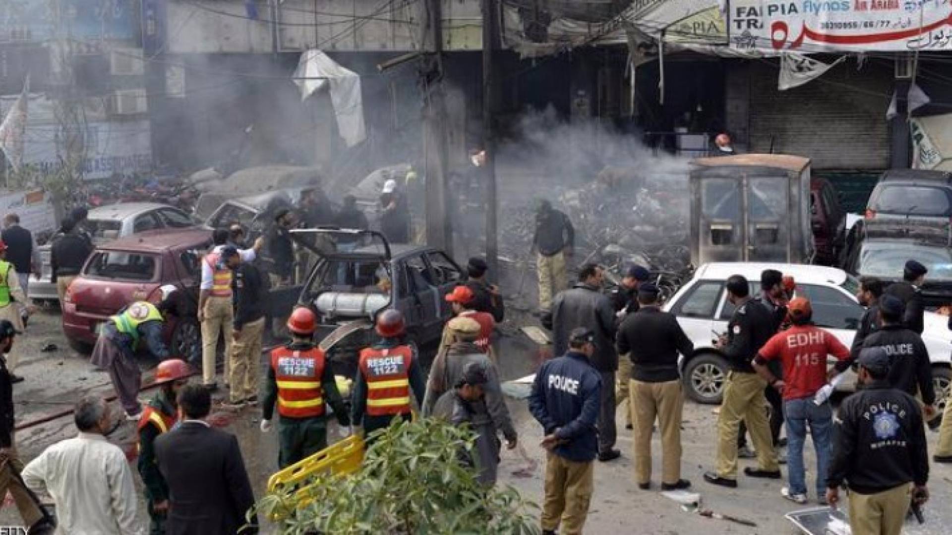 جانب من التفجير