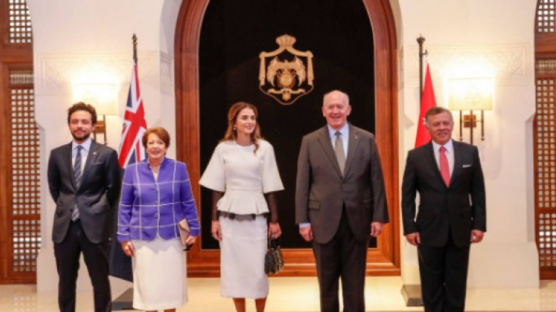 الصورة التي نشرها جلالة الملك على تويتر 