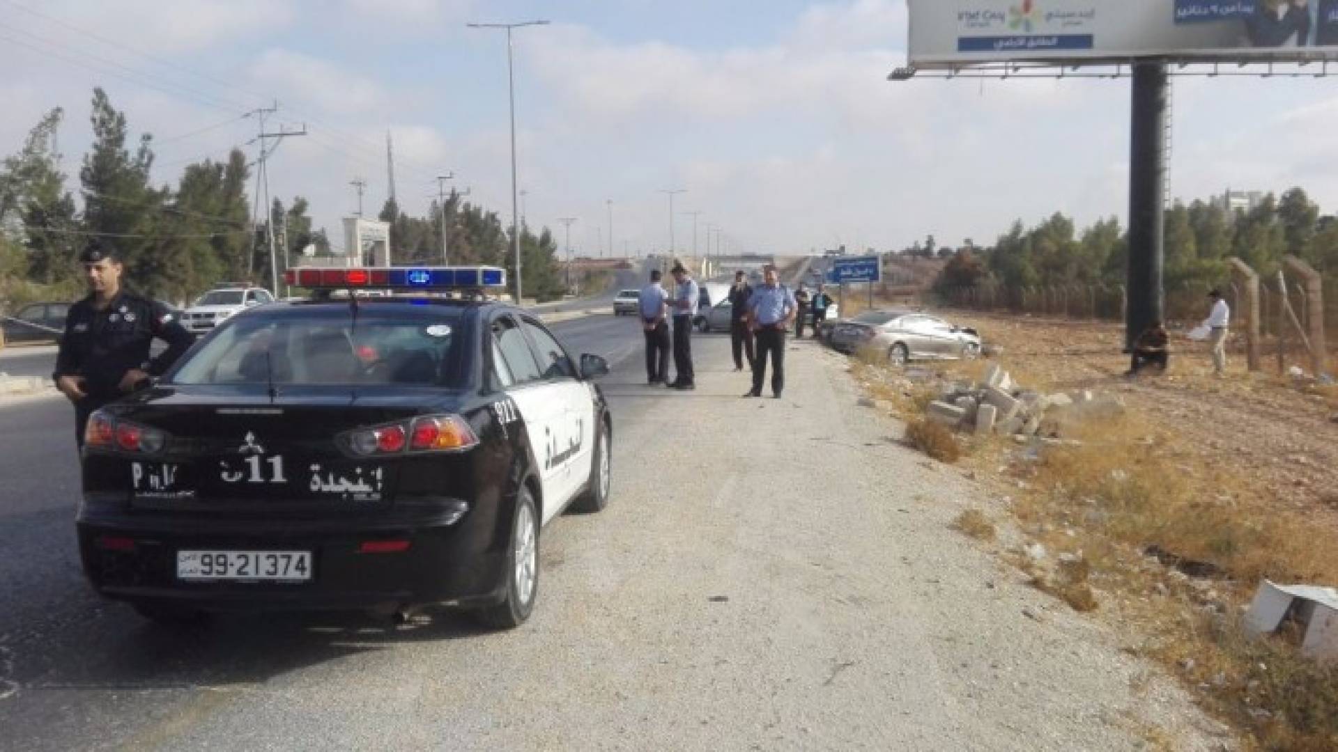 من مكان الحادث 