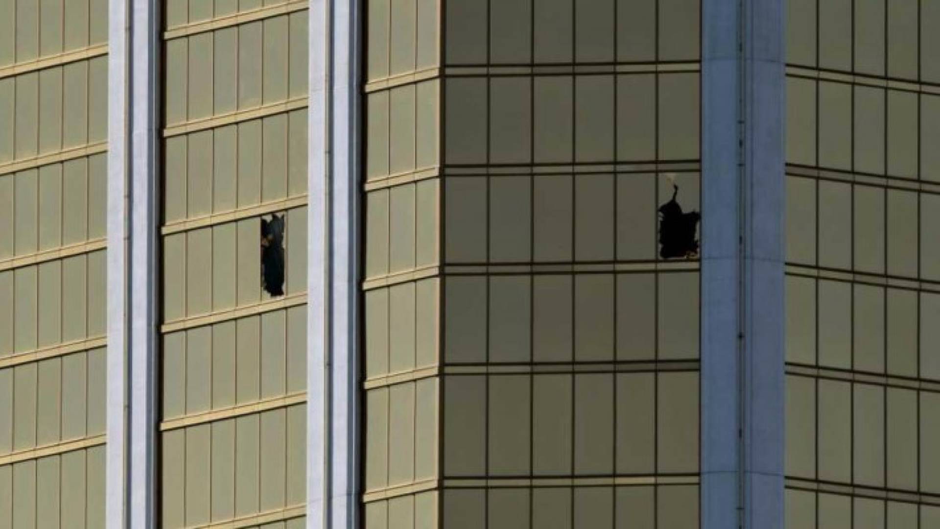 الغرفة التي أطلق منها السفاح النار على حضور حفل موسيقي
