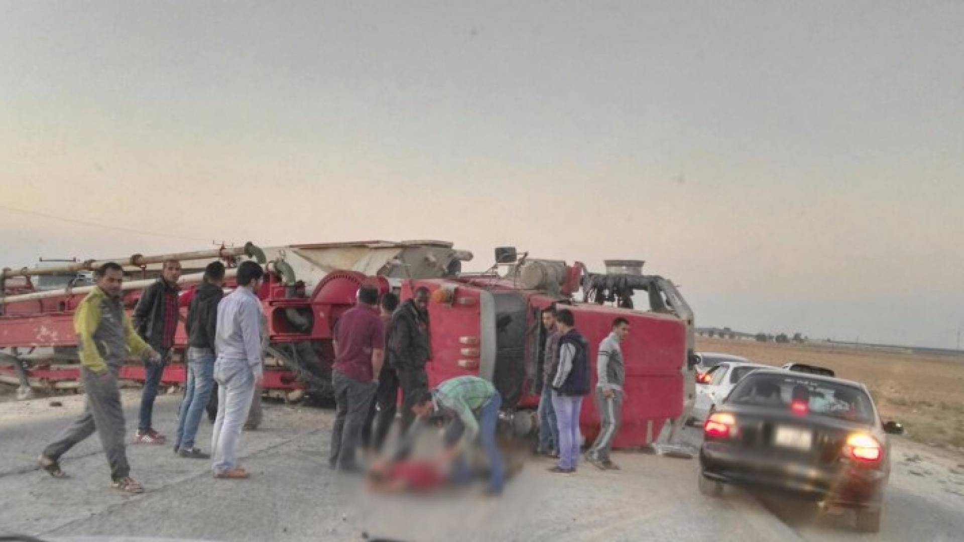 صورة من الحادث