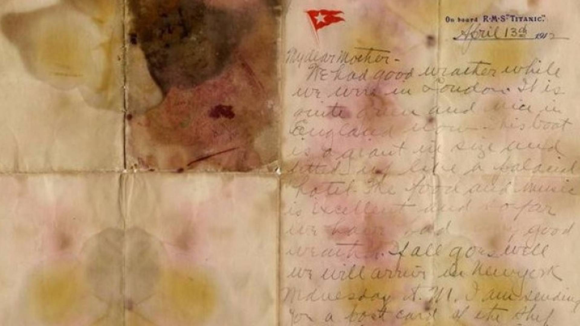 ذكريات نجت من تيتانيك.. رسالة أحد الركاب بمزاد