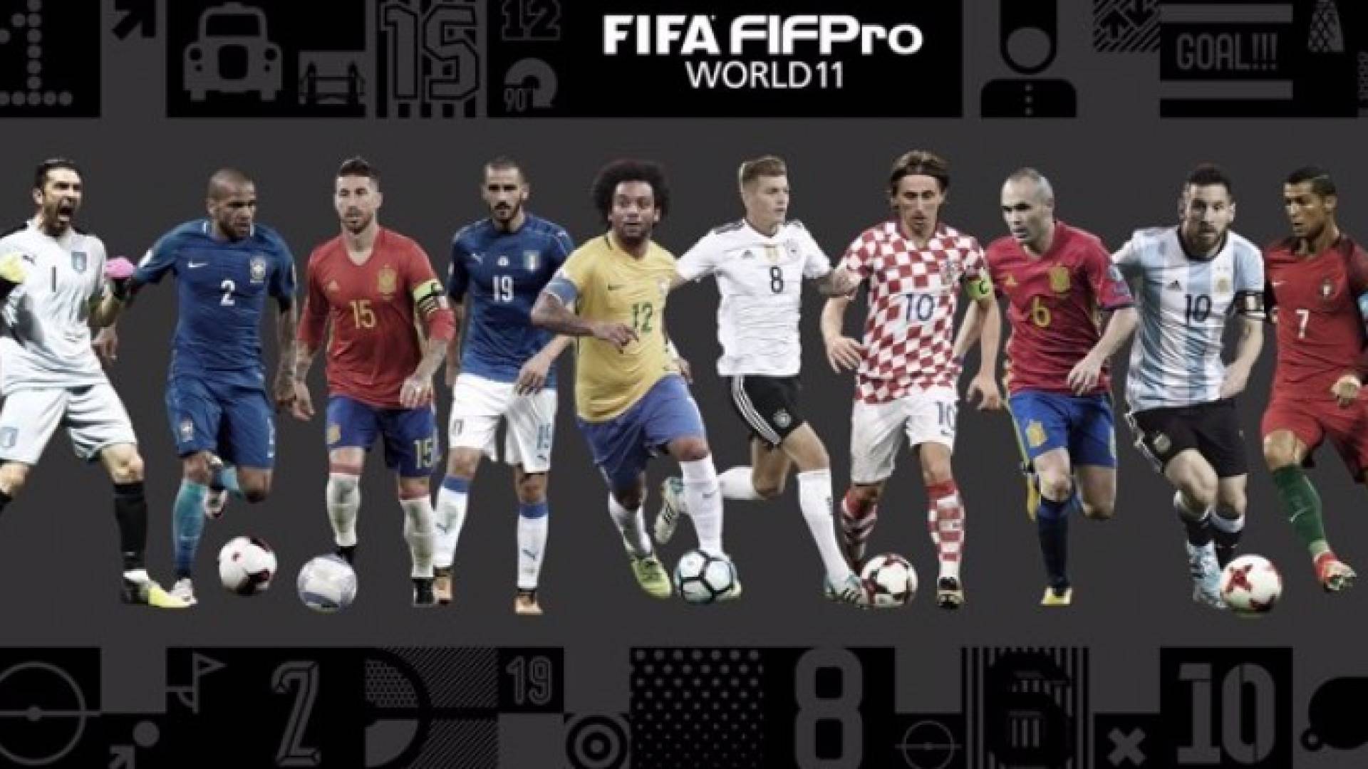 سيطرة مدريدية على تشكيلة العام 2017