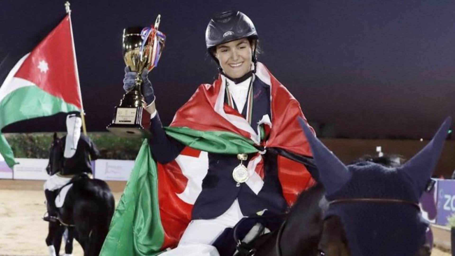 الفارسة هدى كيالي تحرز لقب الجائزة الكبرى للدوري العربي