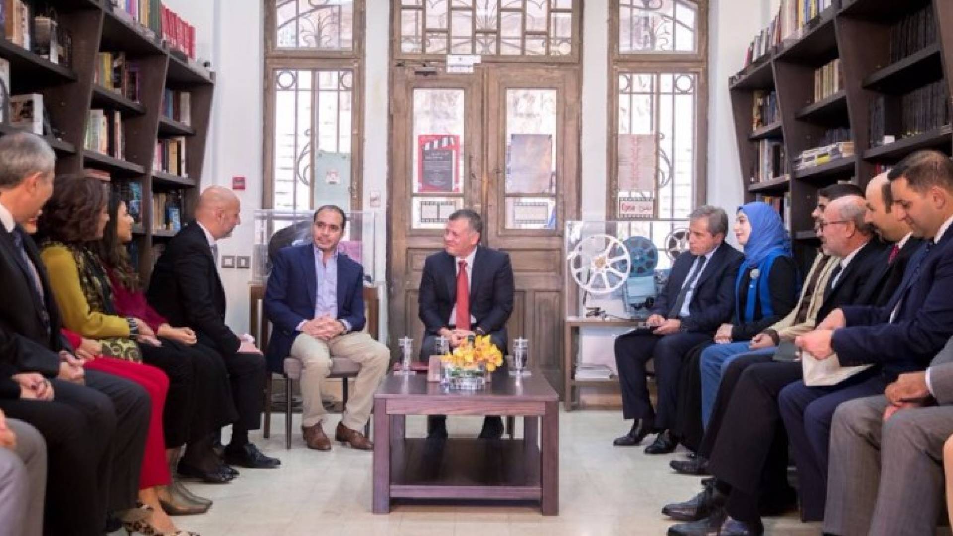 جانب من زيارة الملك 