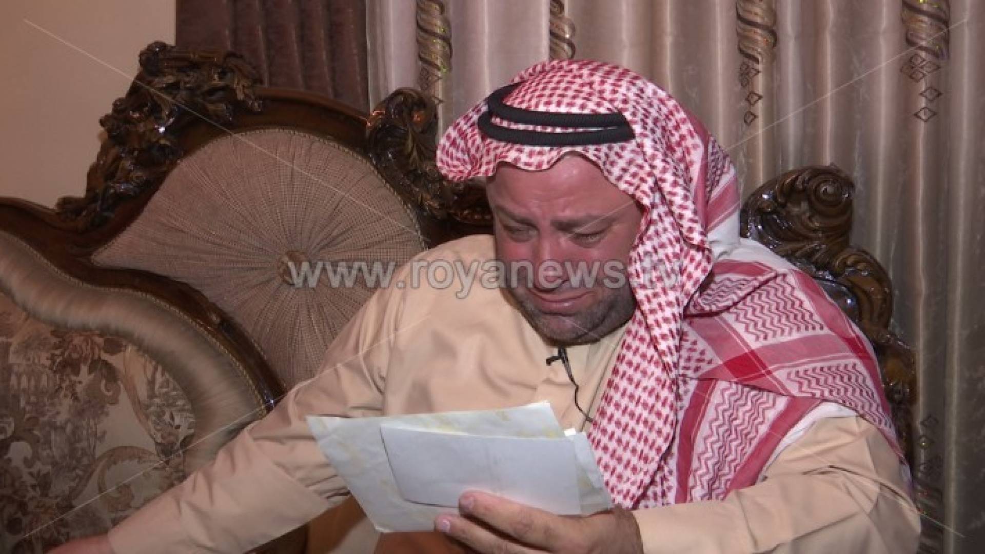  والد الشهيد الأردني محمد الجواودة