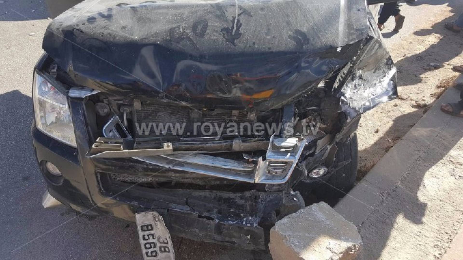 جانب من الحادث 