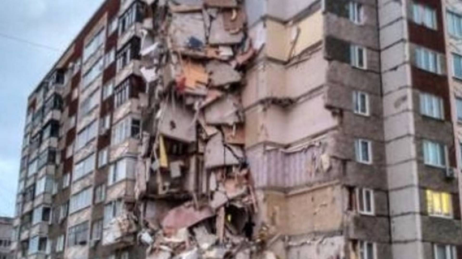 المبنى الذي وقع فيه الانفجار في أيجيفسك بروسيا.