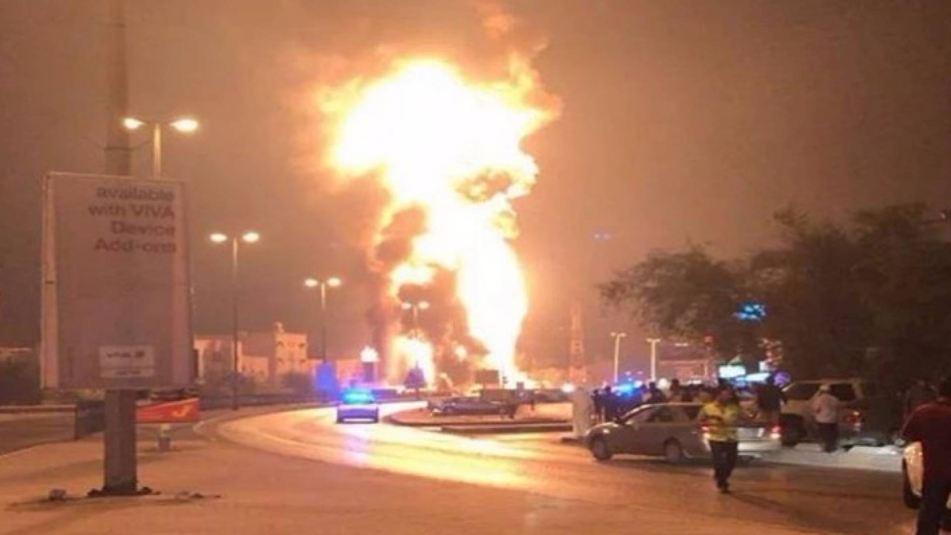 انفجار خط انابيب في البحرين 