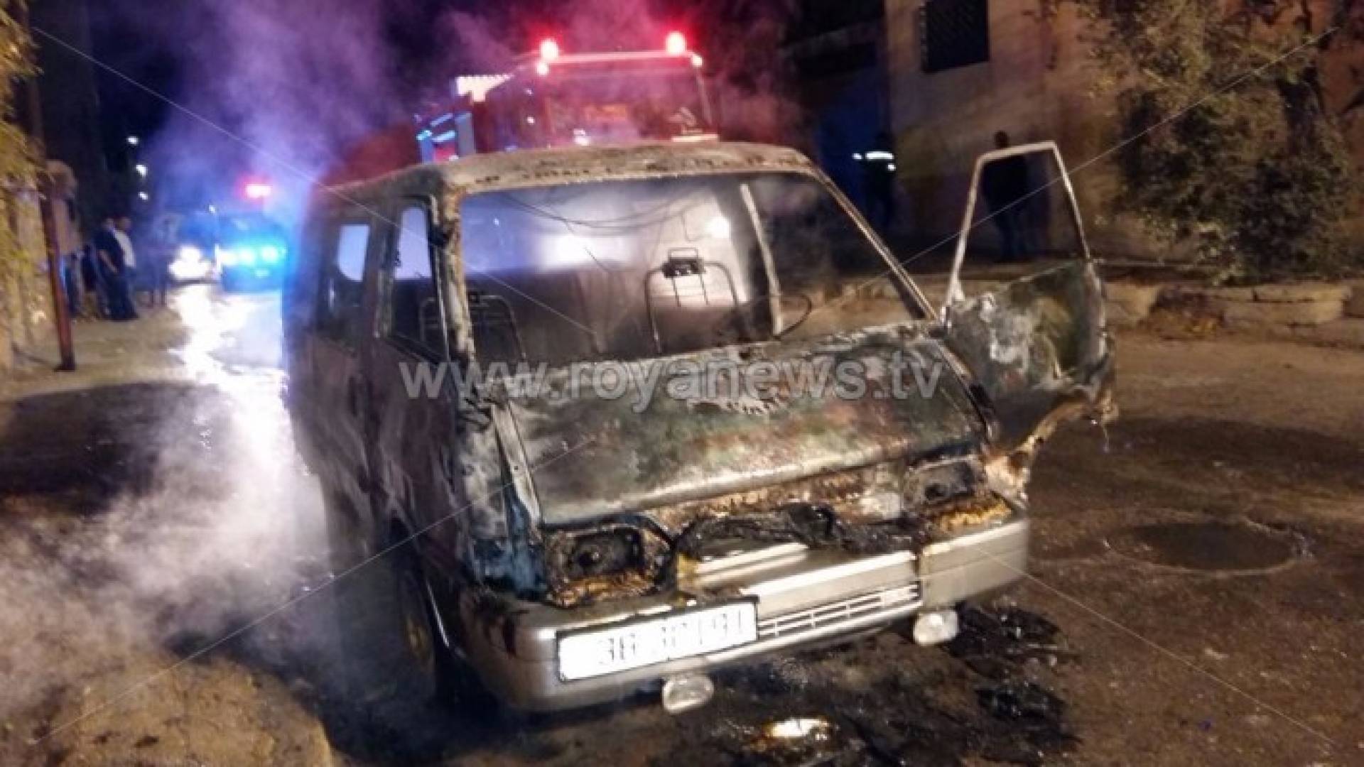 الامن يحقق بحرق مركبة من قبل مجهولين في اربد