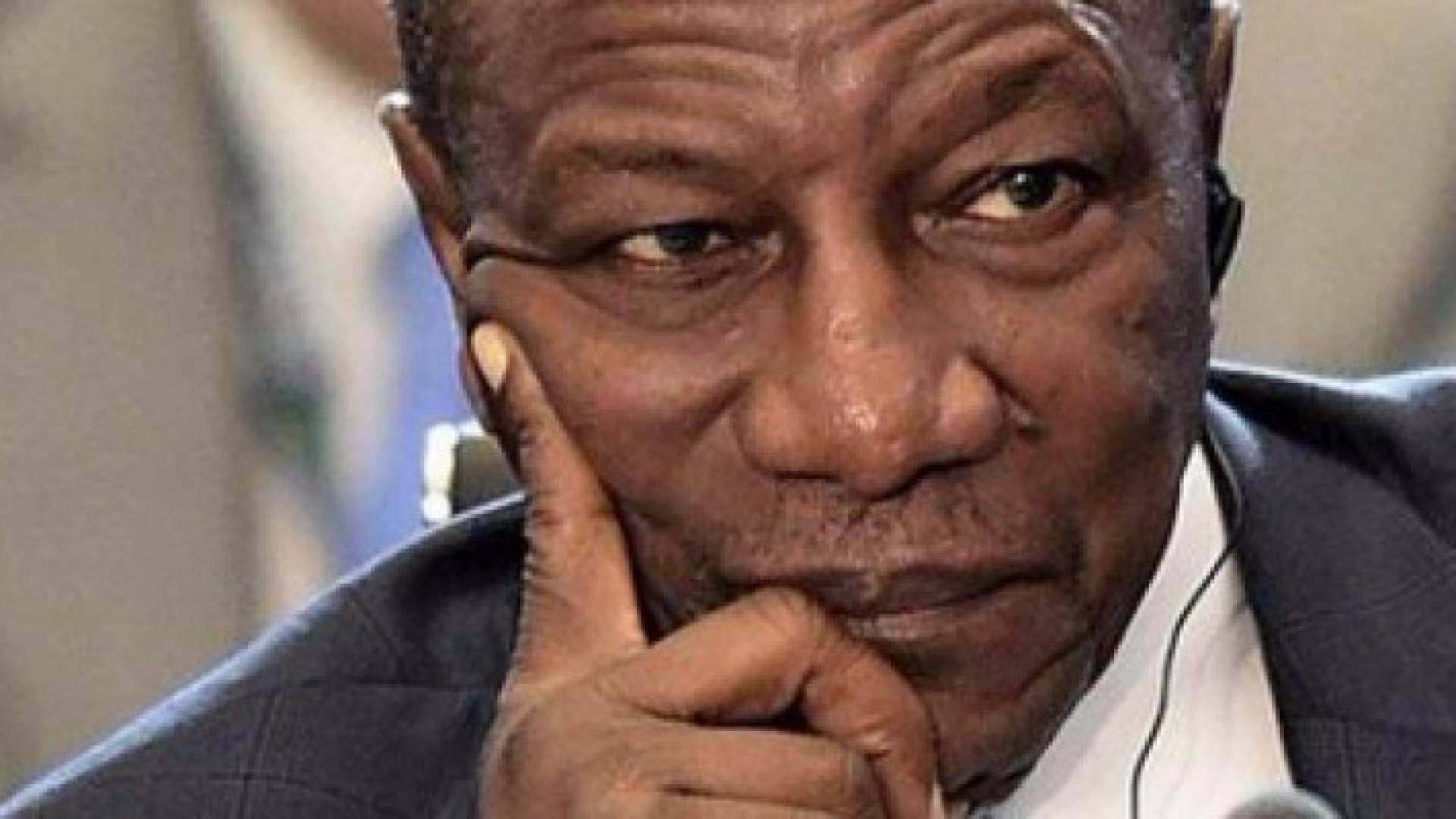  رئيس جمهورية غينيا ألفا كوندي