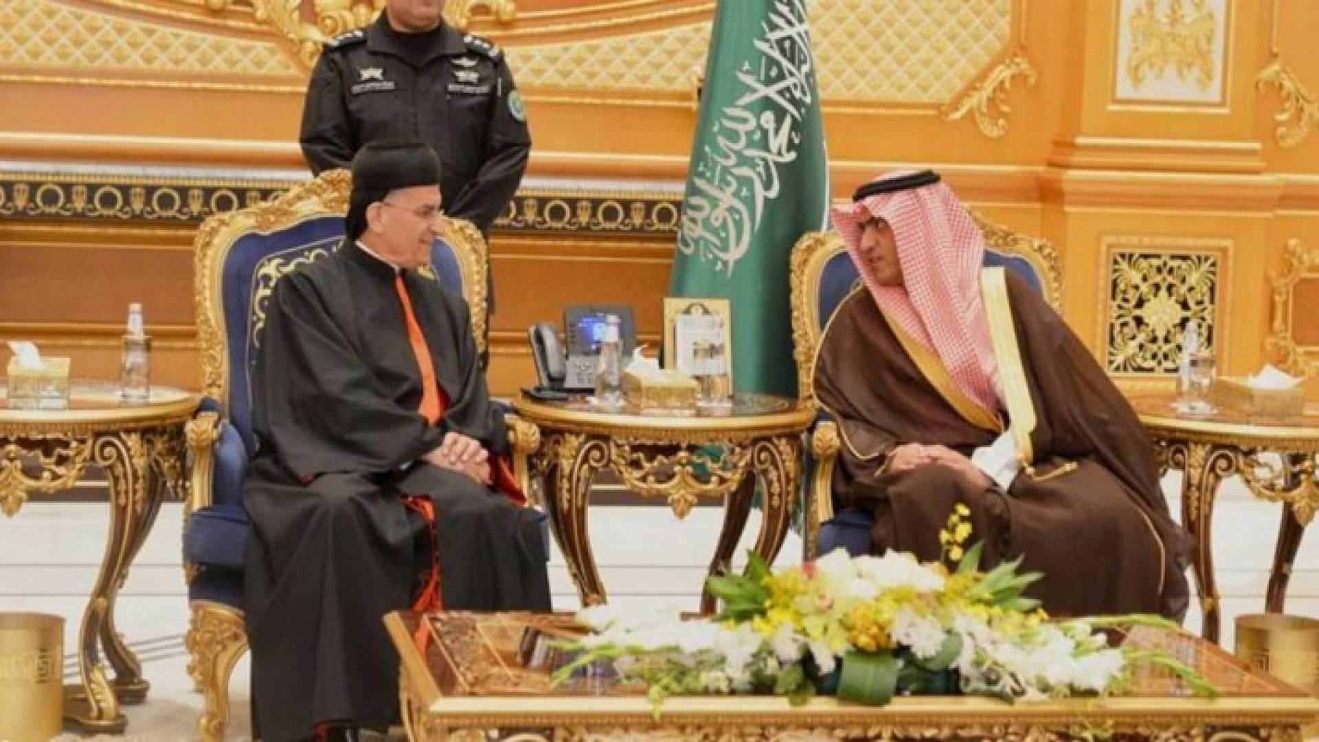 السبهان في استقبال البطريرك