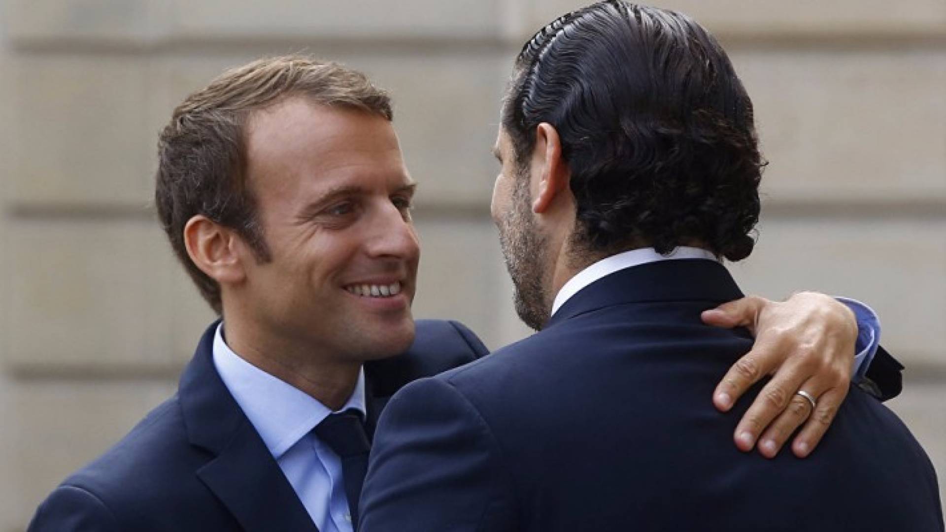 ماكرون والحريري