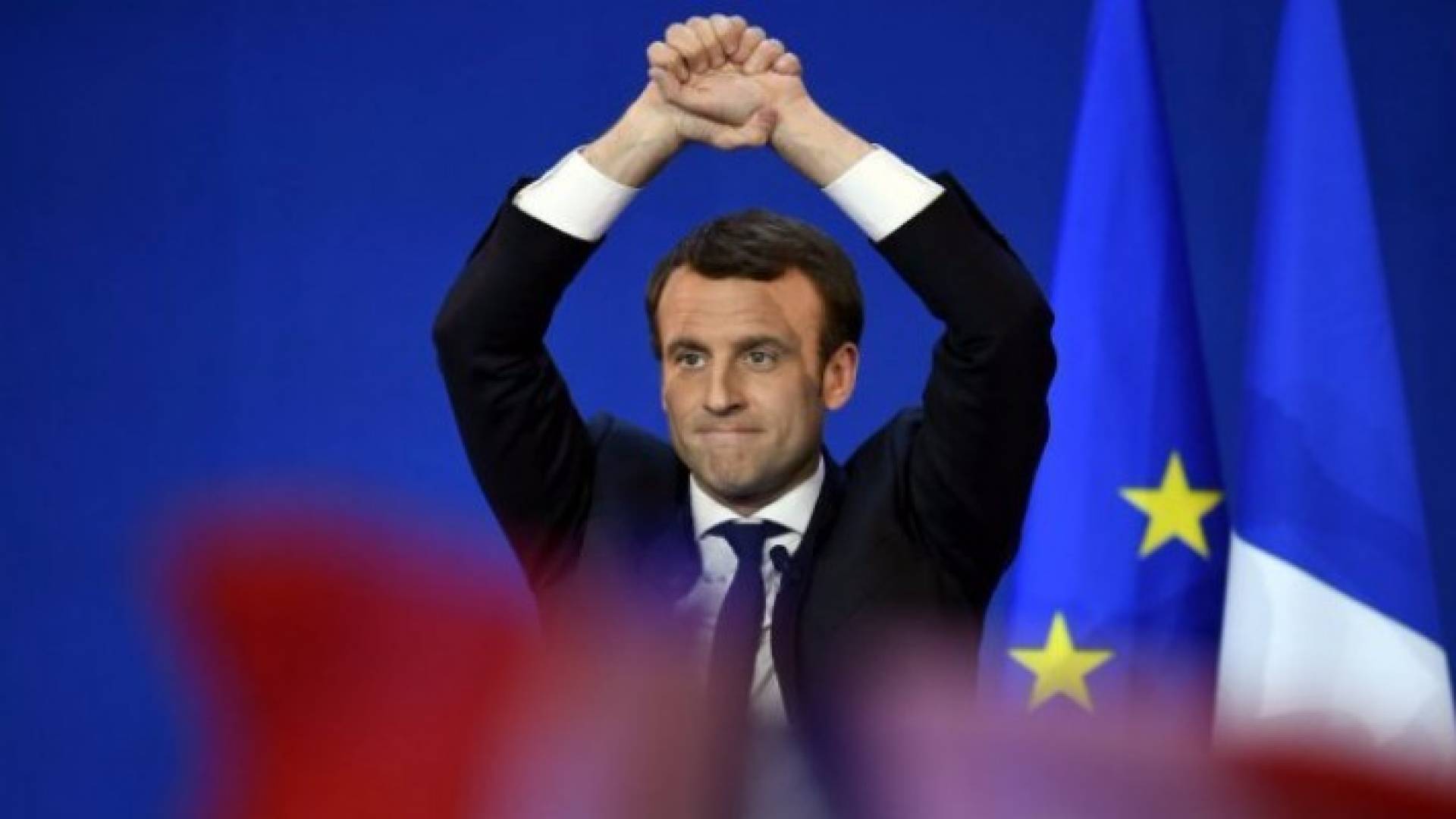 الرئيس الفرنسي ايمانويل ماكرون