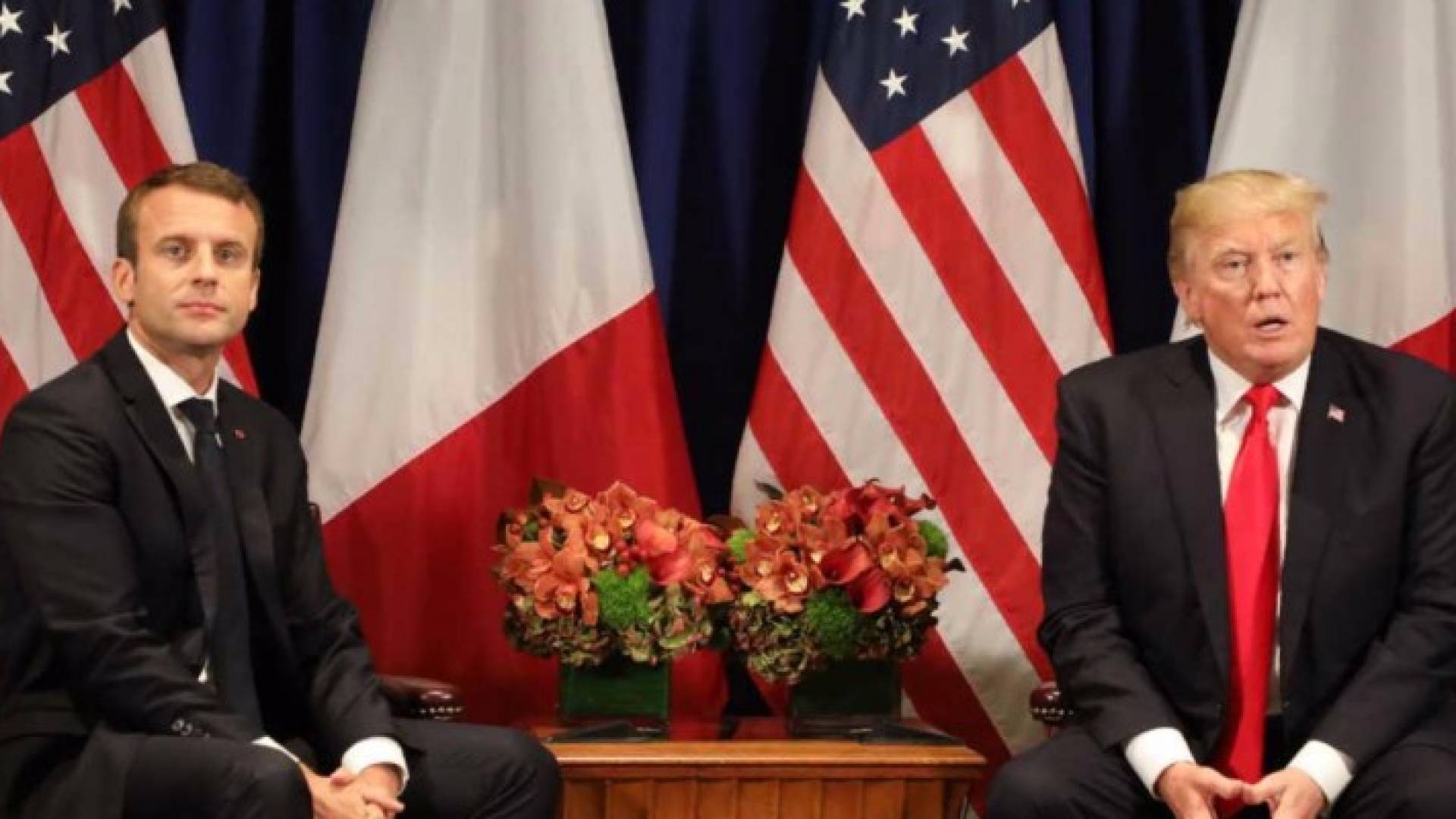 ترامب وماكرون