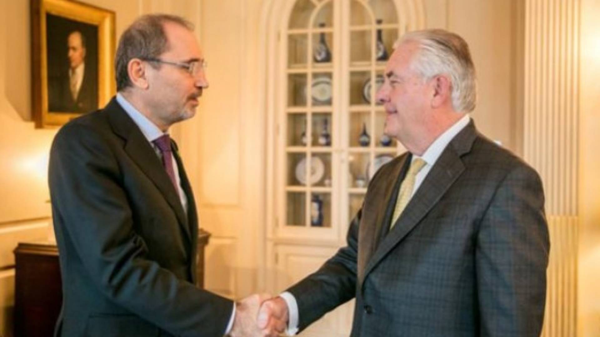 الصفدي وتيلرسون - أرشيفية