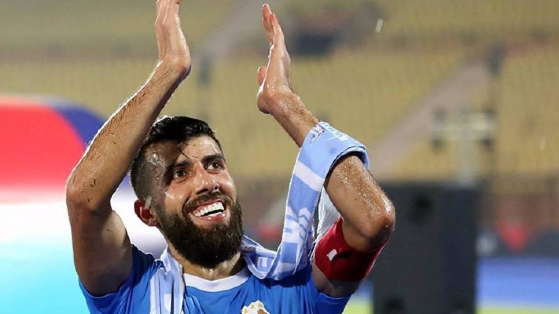 بهاء عبد الرحمن قائد فريق الفيصلي 